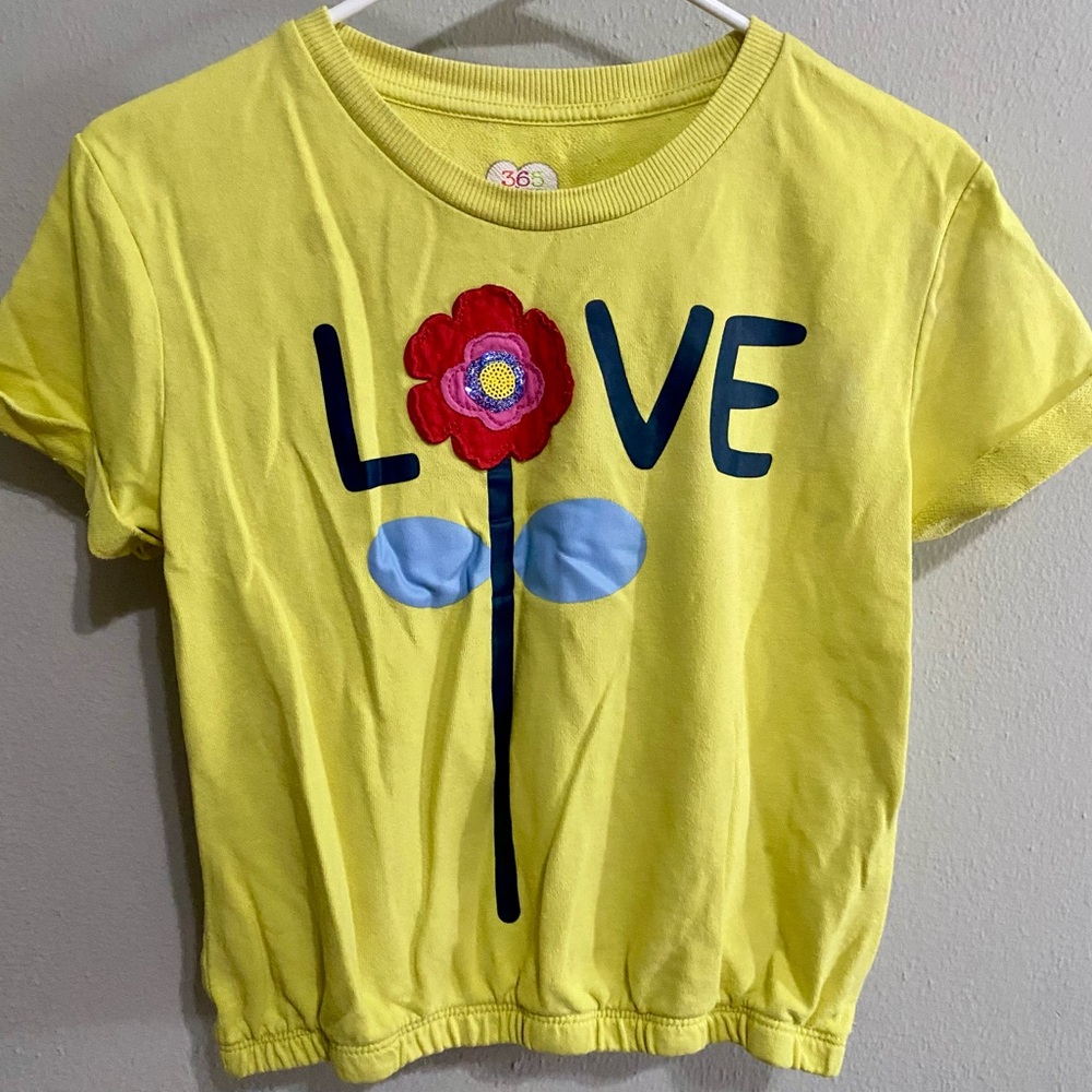 35 Kids Neon Yellow Top
